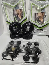 4 LOUISE SC Rock 1/10 Tires Soft, 12 14 17mm FITS TRAXXAS SLASH 4X4 PROLINE