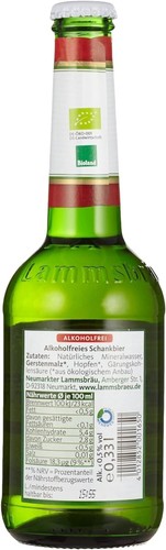 Lammsbräu - Bio Alkoholfreies Bier Malzig, Vollmundig 12x0,33 inkl. Pfand - Bild 2 von 3