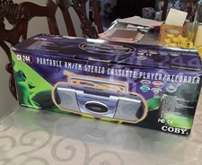 Coby Cx-244 Portable Cassette Stereo Player,  New. Open Box