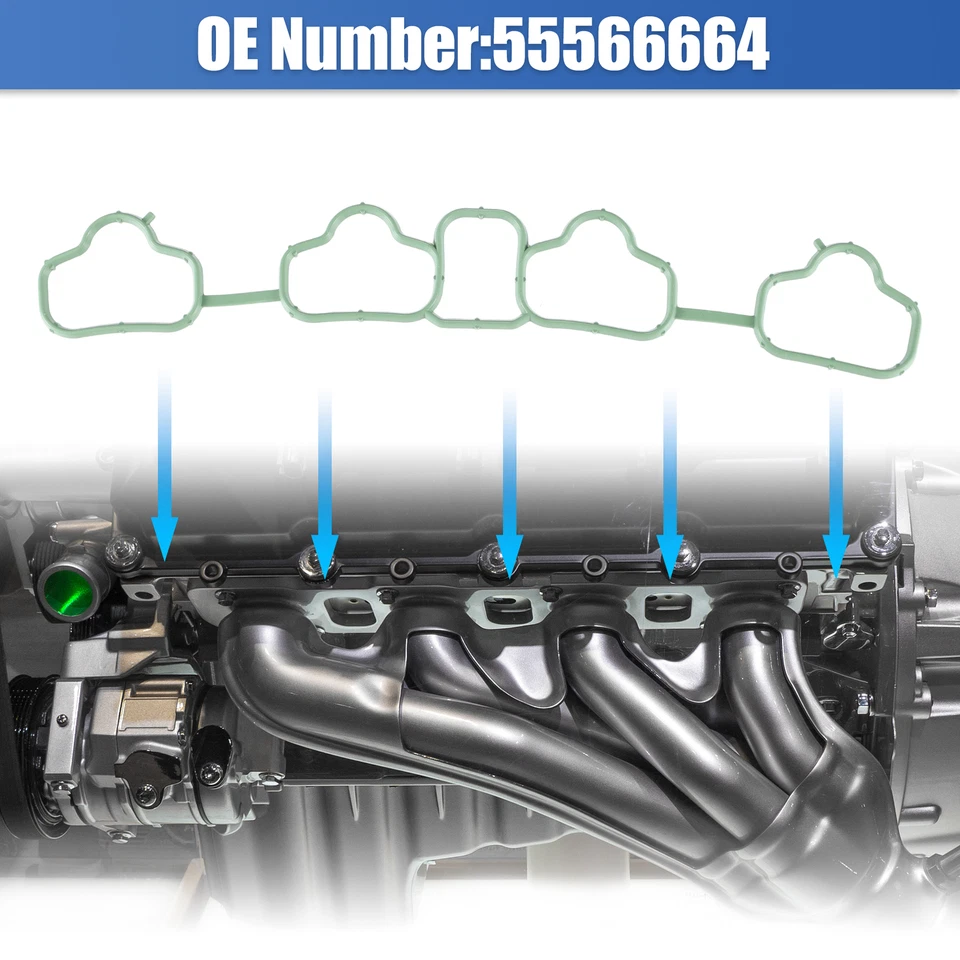 Paquete (1) Junta de colector de escape Sello de admisión para Chevrolet Sonic 1.4L 2012-2020 Foto 3 de 4