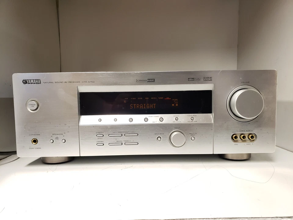 Yamaha HTR-5750 Receiver HiFi 6.1 Channel Home Surround Sound w/Remote bundle - Image 4 of 4