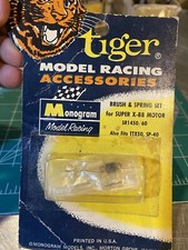 Monogram Tiger Slot Car Racing Brush And Spring Set NOS Super 8 Motor Etc. 1/24