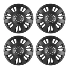 (4pc Set) 14 Inch Wheel Covers Compatible with 14 Inch Steel Wheels Hubcap 
