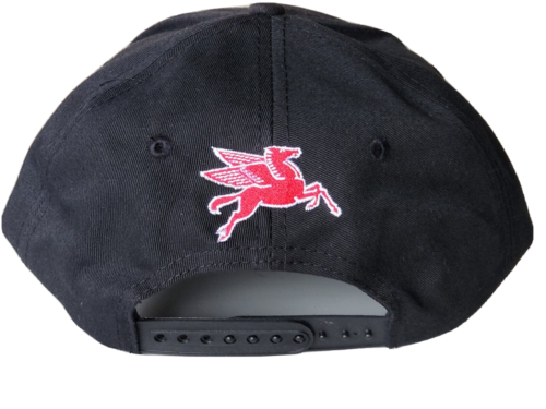 NEW Mobil 1 One Racing Pegasus Snapback Baseball Hat Cap Black One Size Fits All - Picture 4 of 8