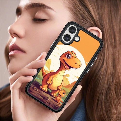 Anti wear Cover cute dinosaurs children For Samsung S25 S24 S23 FE Ultra a15 a16 - Picture 20 of 25