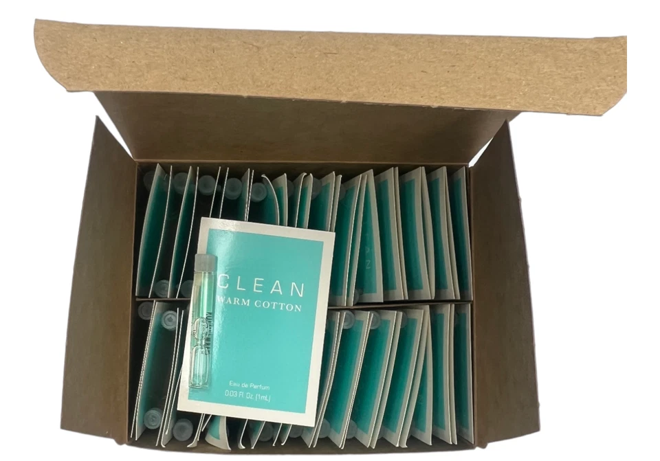 Frascos de eau de parfum de algodão quente limpo 0,03 oz 1 ml cada escolha seu lote respingo - Imagem 3 de 3