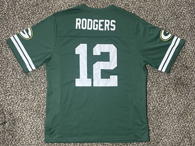 NFL Team Apparel NFLPA Aaron Rodgers Green Bay Packers #12 Jersey