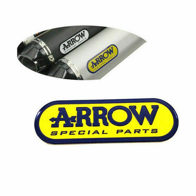 Motorcycle Exhaust Pipe Decal cool Personality Arrow Aluminium lover Sticker eBay