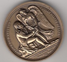 Médaille Française en bronze du XX Siècle Napoléon Bonaparte Empereur