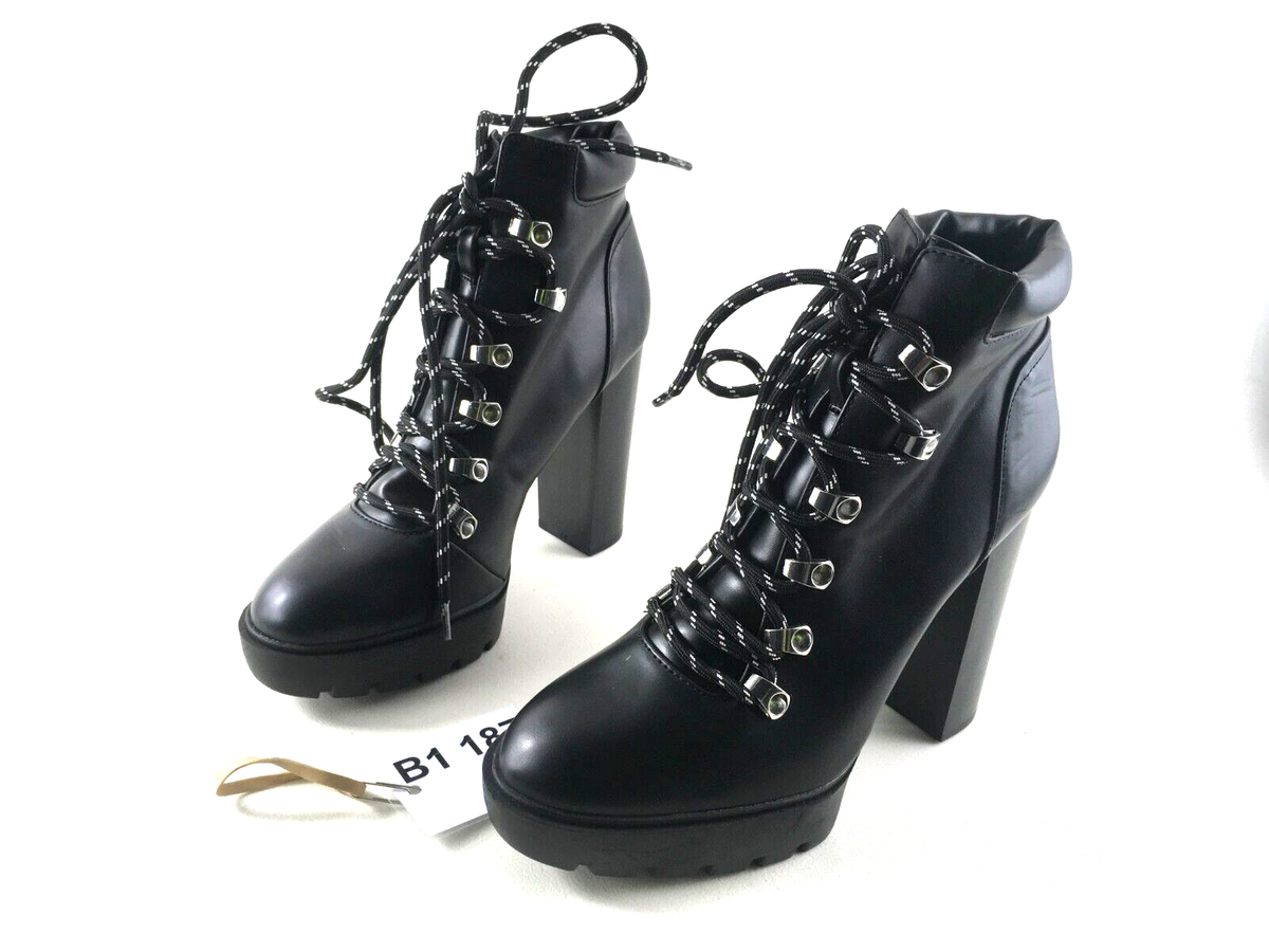 Zara Shoes Zara Plateau Boots ZARA WOMEN'S FLAT LEATHER PLATFORM