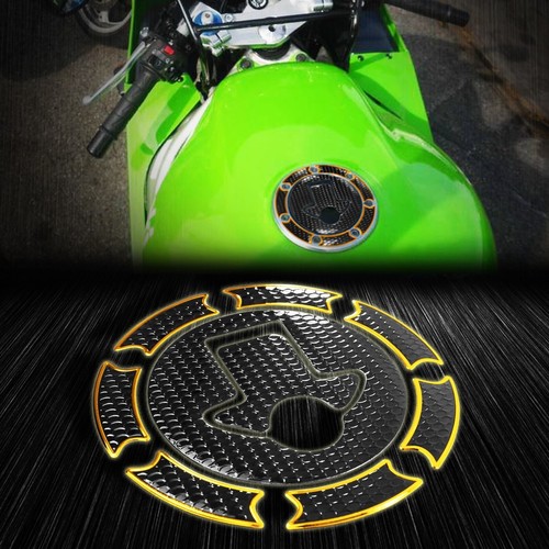 Gas Tank Fuel Cap Cover Decal Pad Ninja 500R/500/ZX6R/ZX7R11R Chrome