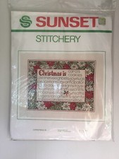 Sunset Stitchery 2075 Christmas Is Designed By Cheryl Harness