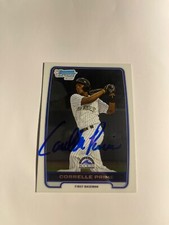 Colorado Rockies CORRELLE PRIME Signed Card