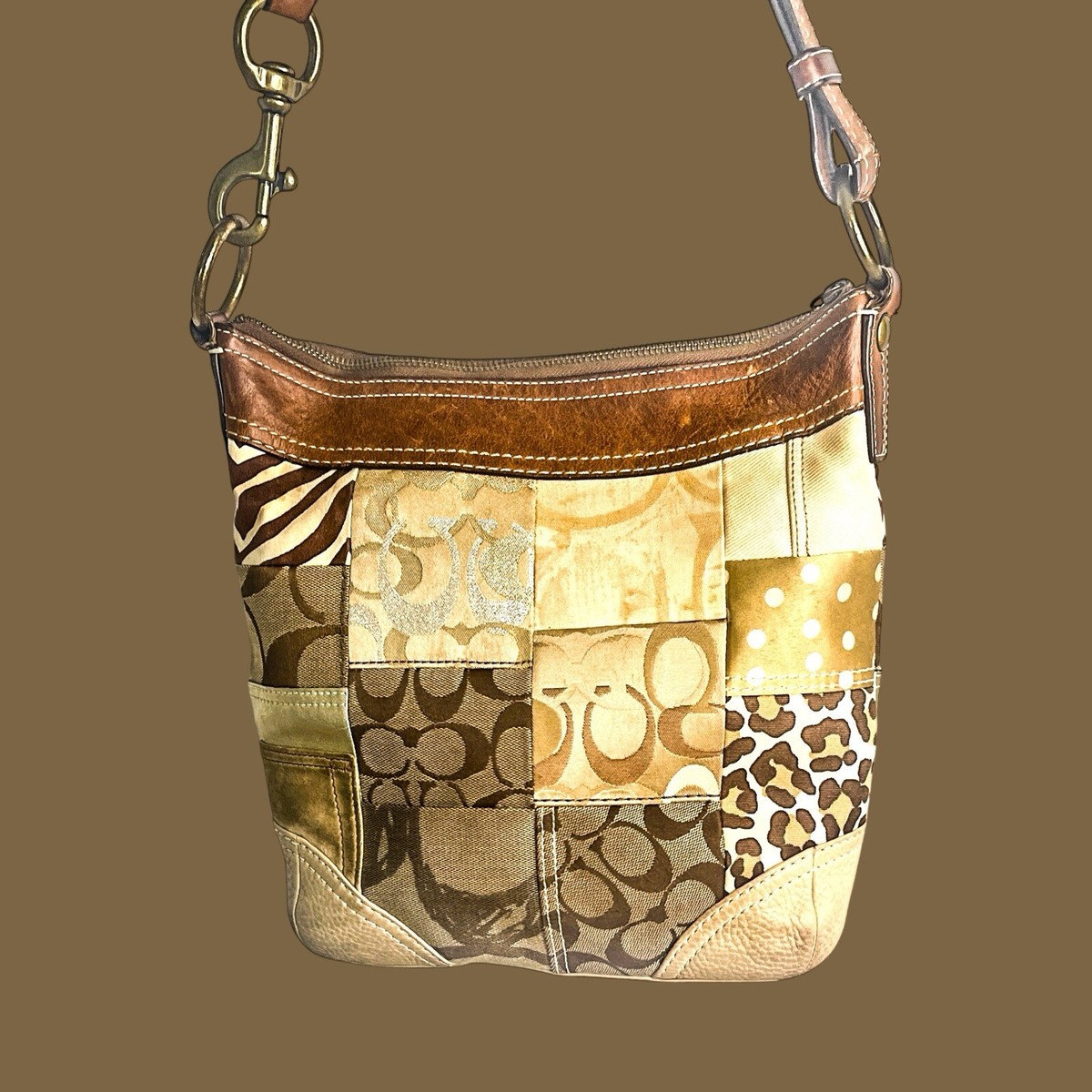 バッグ coach leather patchwork one shoulder bag Patchwork shoulder bag : r/Coach