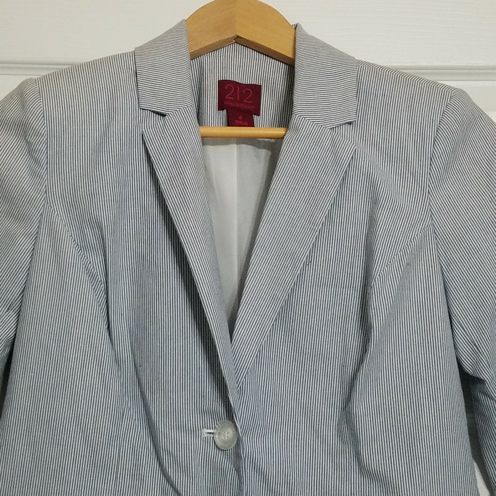 212 Collection Classy Button Front Blazer ~ Sz 4 … - image 3