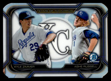 2015 Bowman Draft Kyle Zimmer/Ashe Russell Teams of Tomorrow Die Cuts #TDC-19