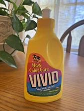 Vintage 1991 VIVID Color Safe Bleach Care 8Oz TV Stage Prop Collectible 90s