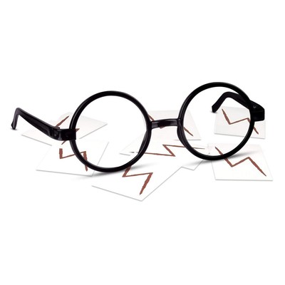 Occhiali in plastica di Harry Potter per Bambini + Fulmine Montatura senza  lenti | eBay