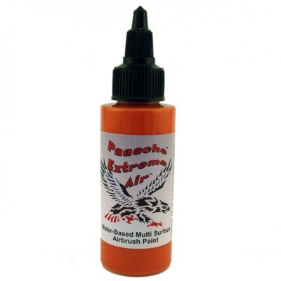 (115,83 /1l) Paasche 120 ml, Orange Acrylic all Surface Paint Airbrushfarbe