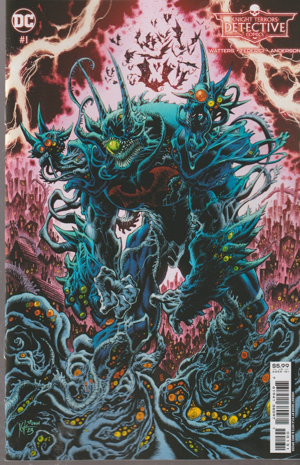 DC COMICS KNIGHT TERRORS DETECTIVE COMICS #1 SEPTEMBER 2023 HOTZ 1ST PRINT NM