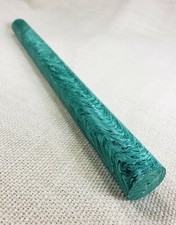 Juma Gem Green 1''Dia. x 12" Rod For Pool Cues Butt Caps, Pipes,Knives- 1pc
