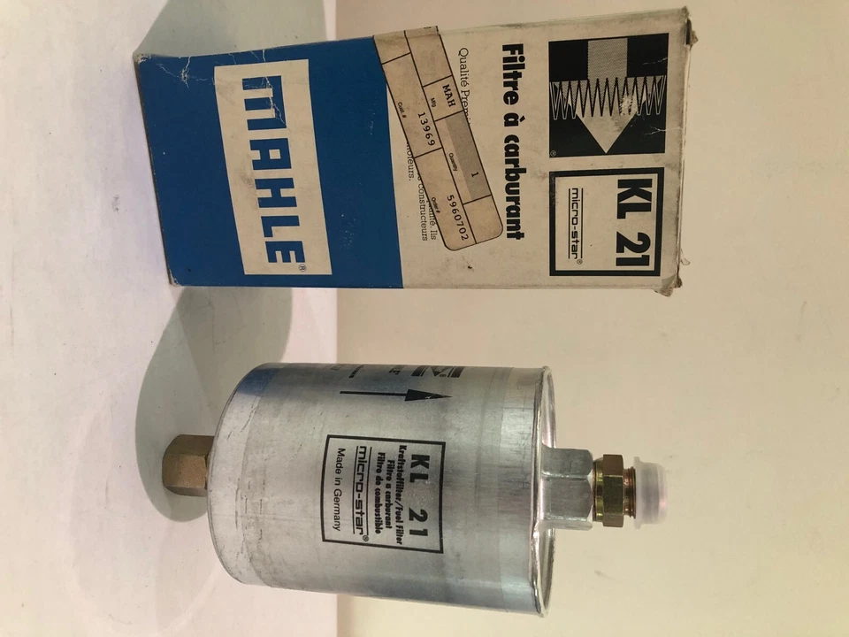 Filtro de combustible Mahle Knecht KL 21 para Porsche 911 924 928 944 92811025300 Foto 3 de 4