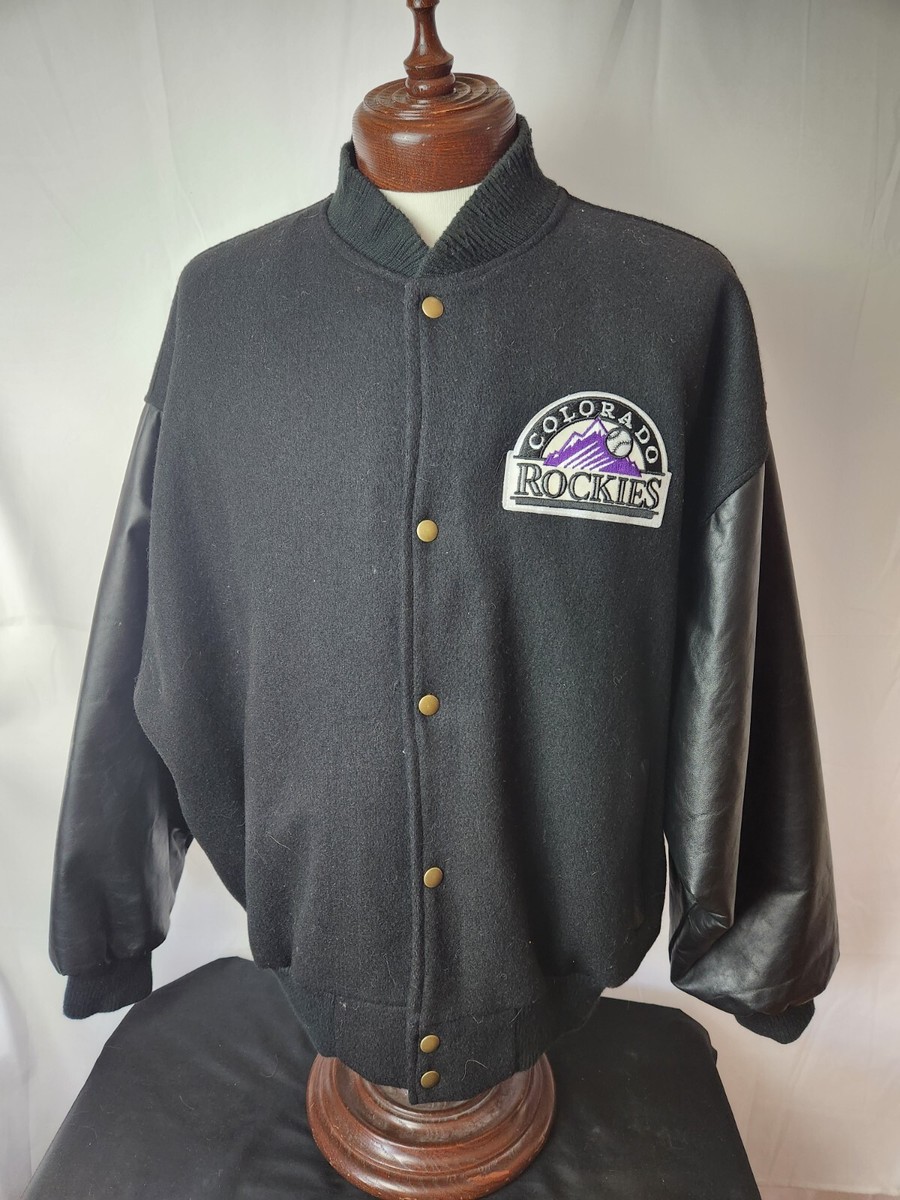 ジャケット・アウター vintage 90's US wool design coat 🚨🔥Vintage 90s Chalk Line XXL Colorado Rockies Wool Varsity
