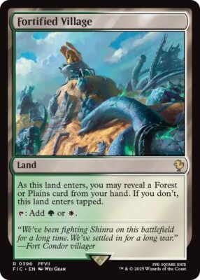 Fortified Village Surge Foil - FIC 0396 NM - MTG Magic