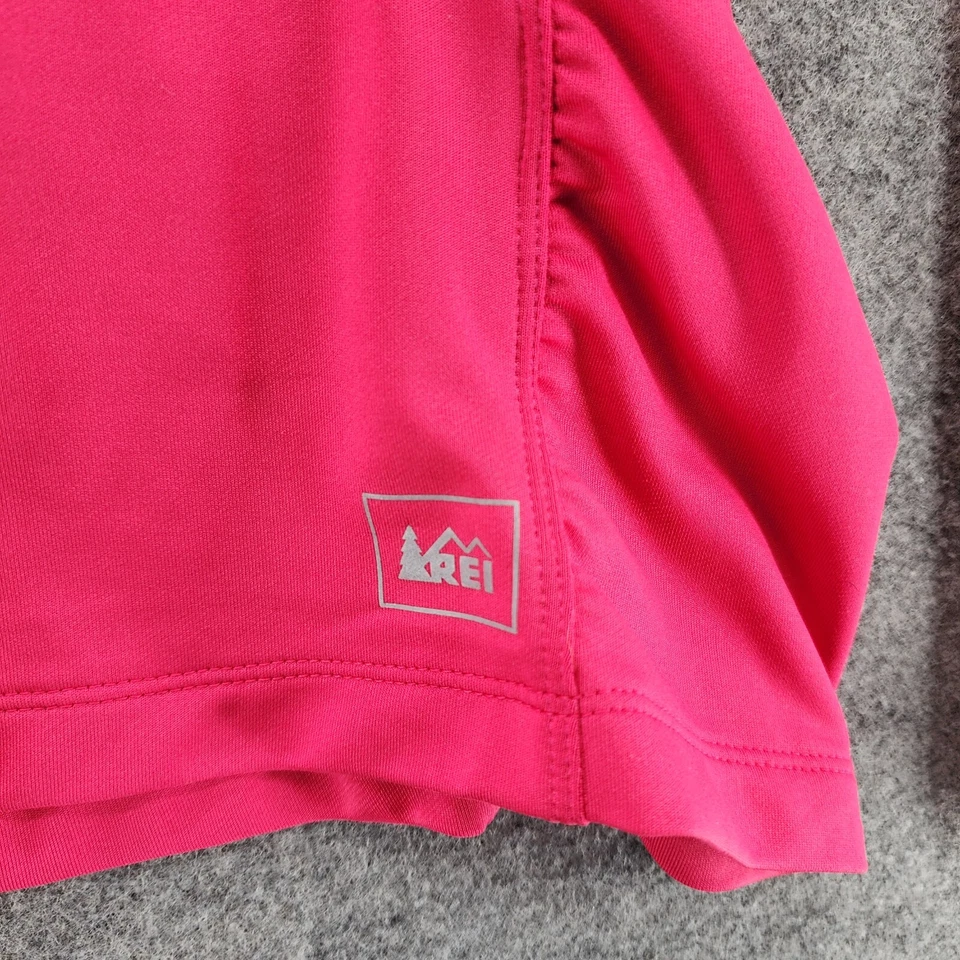 REI女式小号长袖粉色四分之一拉链套衫 — 第 4/4 张图片