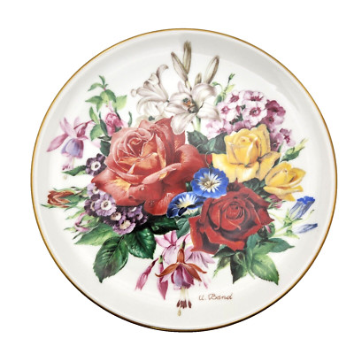 Germany Garden Hutschenreuther Plate Sommerpracht Ursula Band Blumenträume