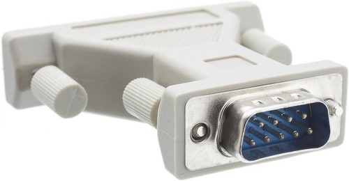Grey Serial Cable Adapter (RS232 9-Pin Male - RS232 25-Pin Male) - Picture 2 of 5