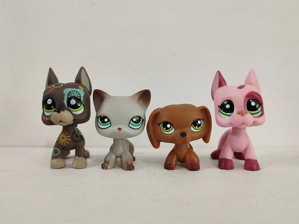 4pcs lot LPS Toys Littlest Pet Shop Cat Dog 1439 391 139 2598