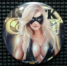 "BLACK CANARY/JLA" POP CULTURE 3" PINBACK/PIN-BACK COLLECTOR COMIC BUTTON LOT B
