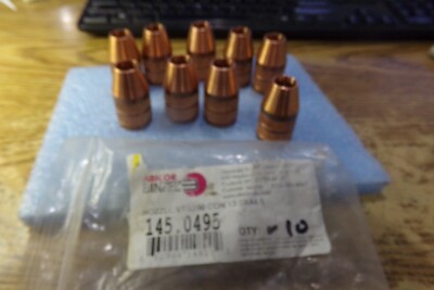 Lot of Abicor-Binzel:  145.0495. VTS290  Gas Nozzles.  Qty. 10.  New Old Stock