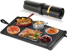 Food Warming Mat, Upgraded Graphene Full Surface Heating Foldable Heater Food Pa