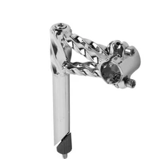 GENUINE OG LOWRIDER BICYCLE DOUBLE TWISTED LOWRIDER STEM 21.1MM IN CHROME