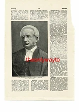 Richard Everard Webster, Lord Chief Justice, Book Illustration (Print), c1907