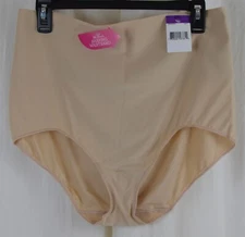 Maidenform Women's High-Waisted Shapewear Underwear Beige Size 2XL