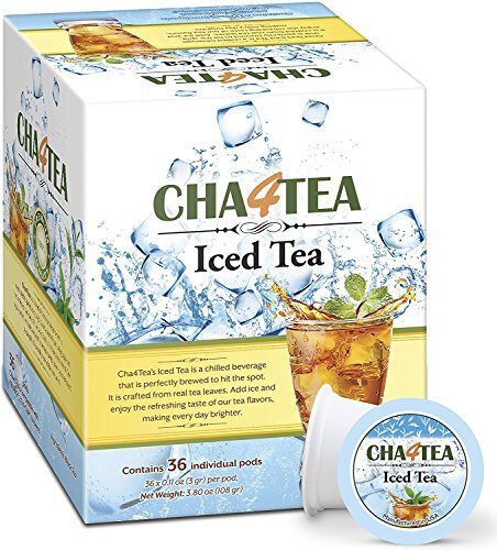 Cha4Tea 36-Count Black Iced Tea K Cups 