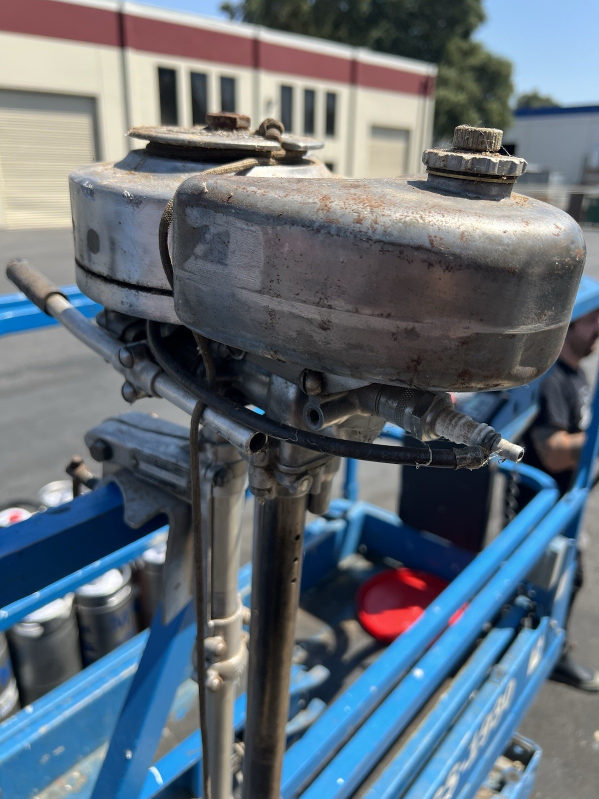 EVINRUDE ELTO Outboard Boat Motor - Small And Untouched Or Messed With