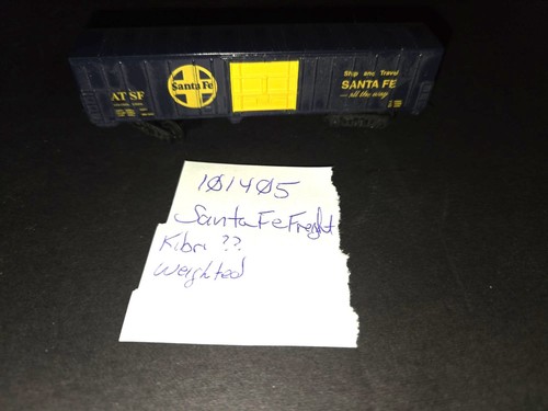 N GUAGE, COCHE CAJA METAL ATSF, VER FOTOS PARA DETALLES (PUEDE NECESITAR ACOPLADORES) - 101405 | Condition: Used