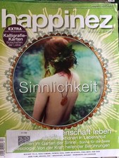 Happinez Magazin 4/2012 Sinnlichkeit Spiritualität Psychologie Zeitschrift