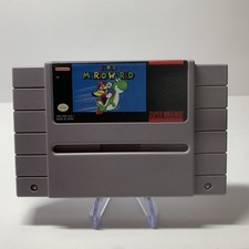 Super Mario World (Super Nintendo SNES, 1991) AUTHENTIC CARTRIDGE TESTED 