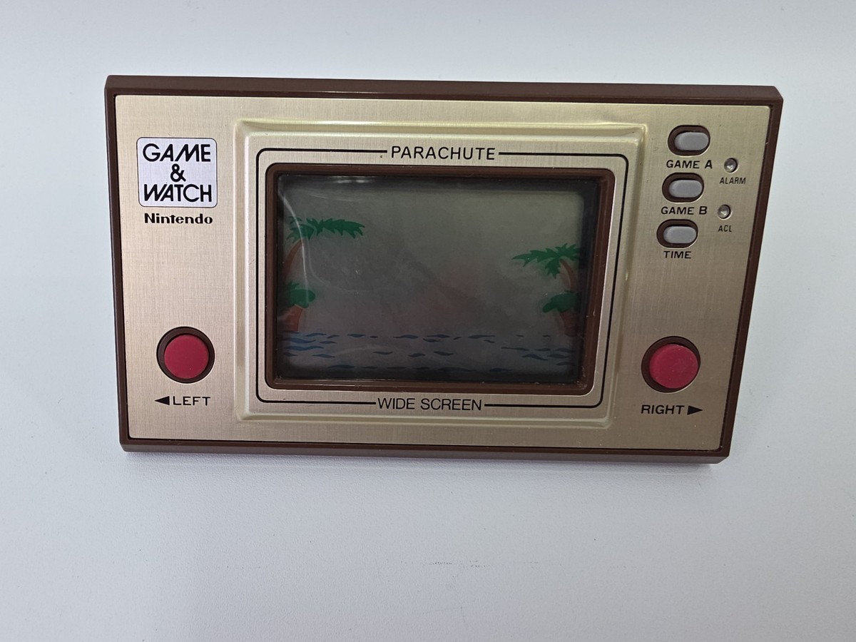 NINTENDO Game & Watch PARACHUTE Wide Screen 1981 PR-21 Vintage