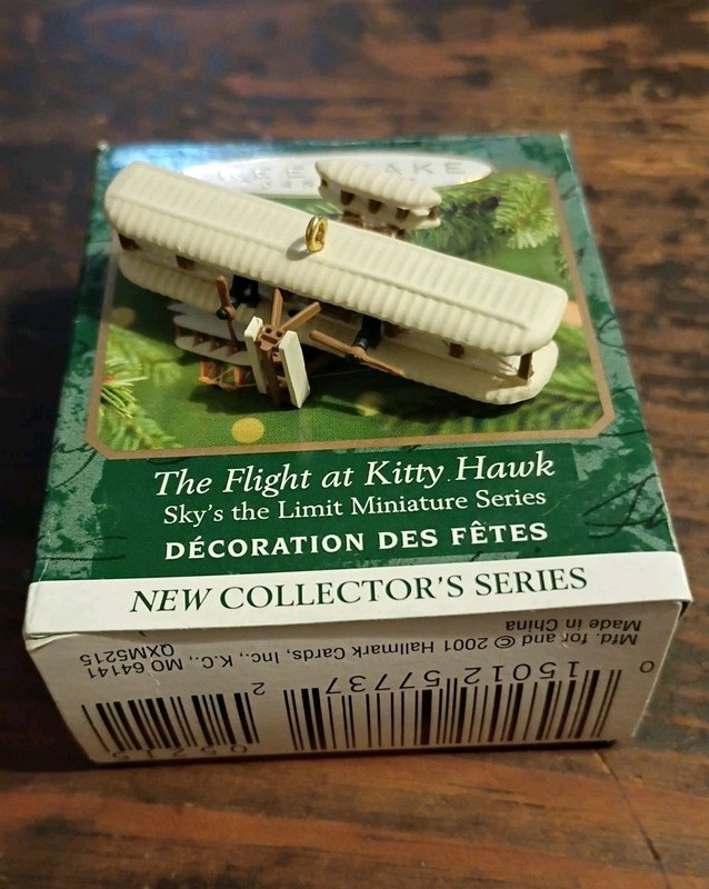 "The Flight at Kitty Hawk" MINIATURE Hallmark Keepsake Ornament