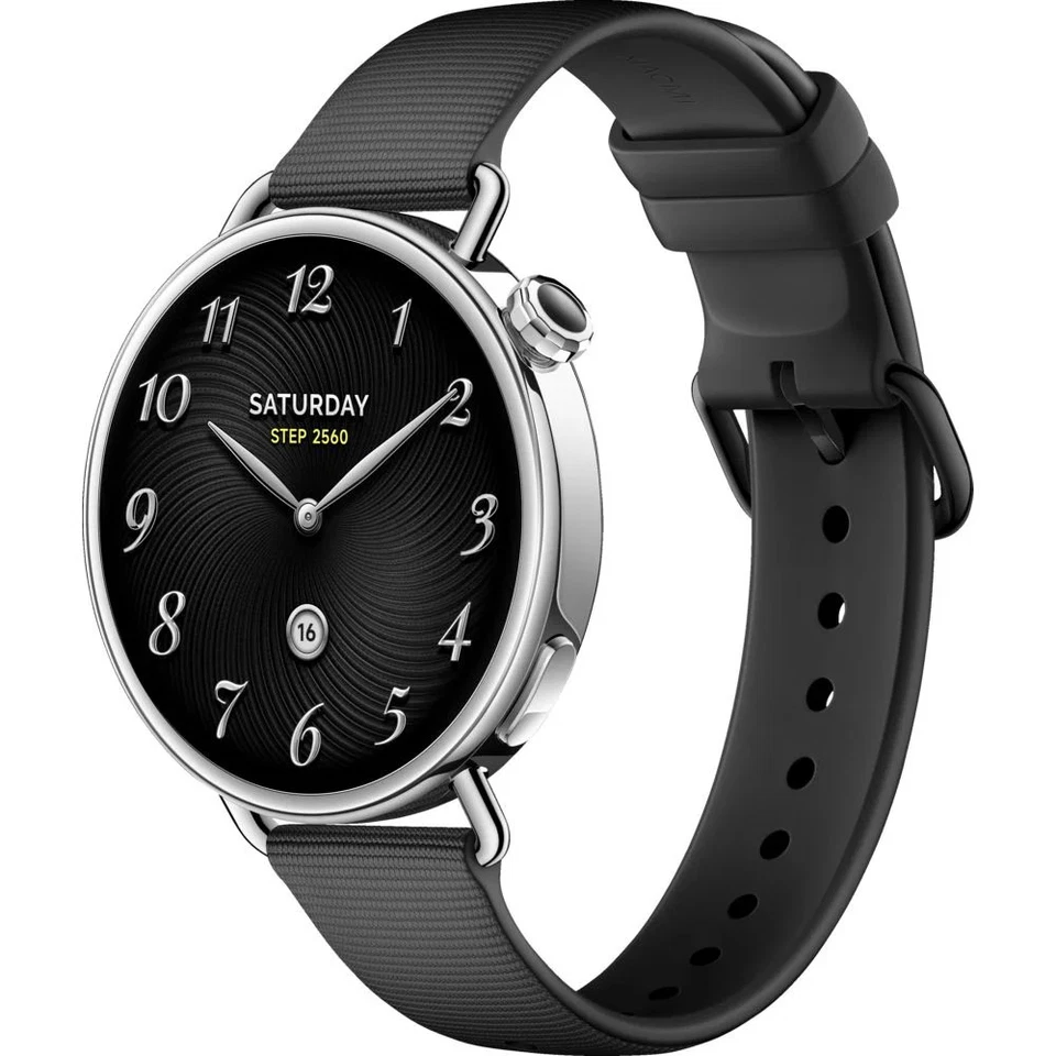 Xiaomi Watch S4 41 mm Smartwatch Black (120-190 mm) Fluorkautschuk, Foto 1 von 4