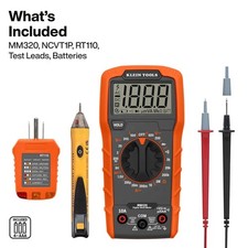 Klein Tools 69149p Electrical Test Kit With Digital Multimeter, Non-contact