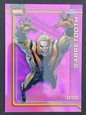 Sabretooth 2026 Topps Chrome Marvel Comics Pink Refractor Base /250 #144