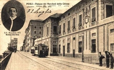 GENOA PEGLI - Tram - Palazzo Marchesi della Chiesa - Blessed XV - VG - #018