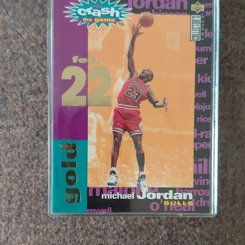 Upper Deck Gold Crash the Game Michael Jordan #22 Chicago Bulls Card